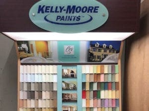 Kelly-Moor Paint sample display